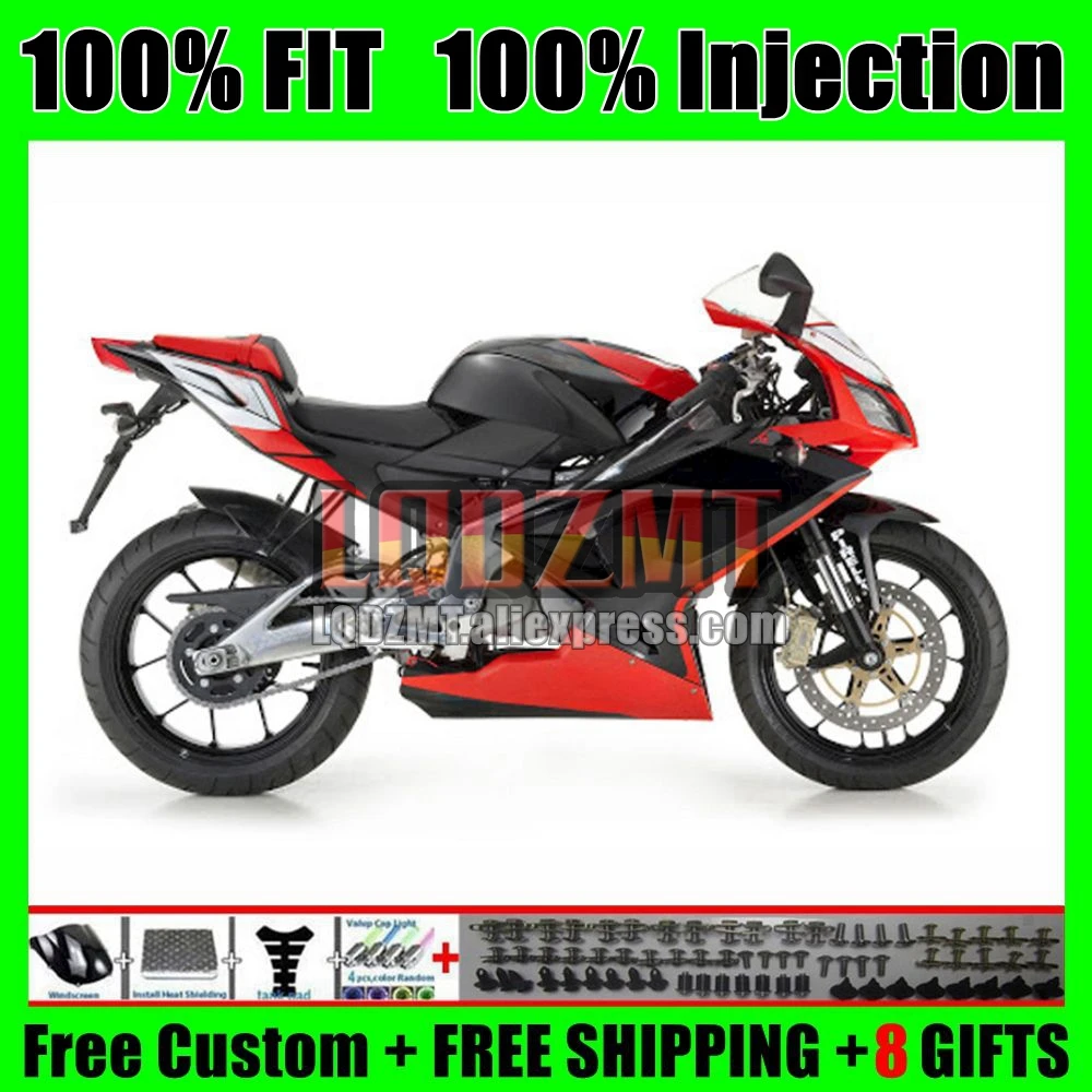 Injection For Aprilia RSV125 RS125 06 07 08 09 10 11 110No.148 RS-125 Factory Red RS 125 2006 2007 2008 2009 2010 2011 Fairings