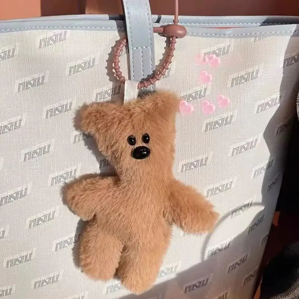 Кукла-пищалка 1 шт., кулон, милые украшения, плюшевый медведь, плюшевая игрушка, мультяшный мешок, Очаровательный детский
