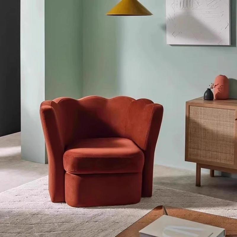 Fabric sofa, simple modern negotiation chair, single chair, single sofa chair