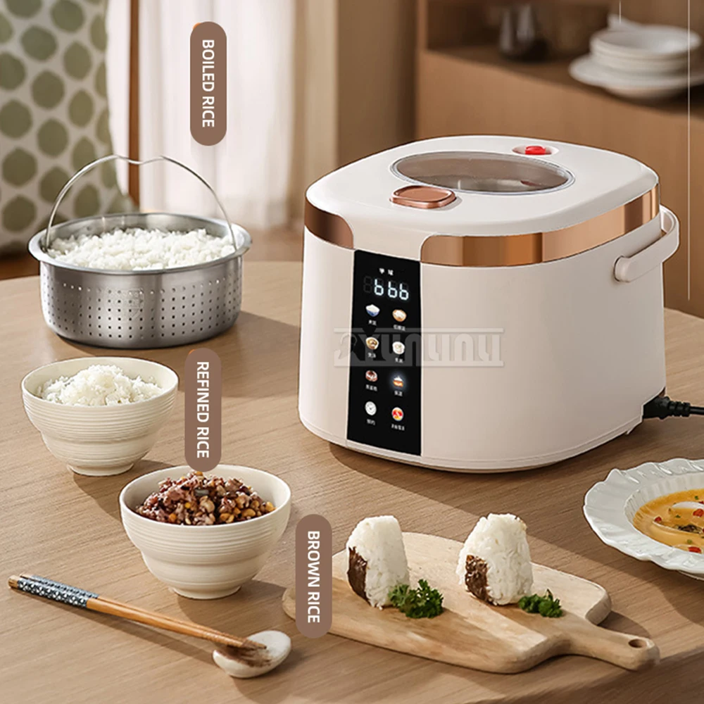 Pot de cuisson à la vapeur à réservation intelligente 5L, cuiseur à riz électrique multifonctionnel de séparation de soupe de riz HHD750T