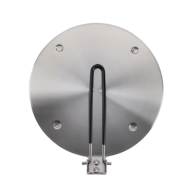 

black folding induction cooker with anti-cooking plate