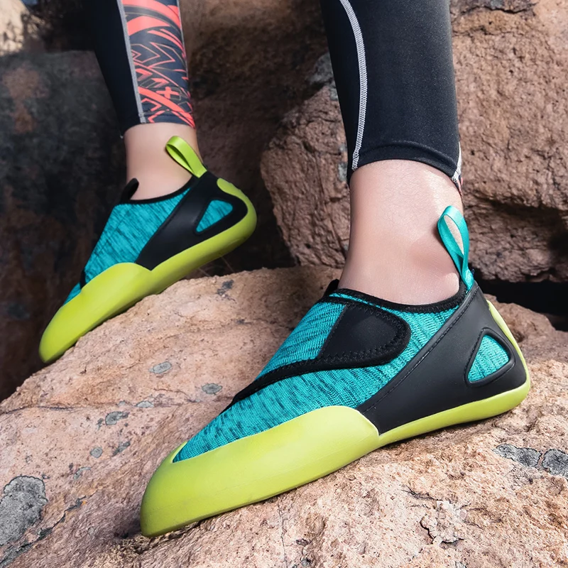 Classic Non-Slip Climbing Shoes For Adults Youth Breathable Wear-Resistant Climbing Sneakers Indoor Outdoor Rock Climbing Shoes