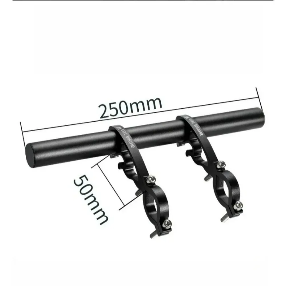 Road Bike Integrated Handle Aluminum Extension Bar Bike Computer Light Phone Stand Carbon Handlebar Extender