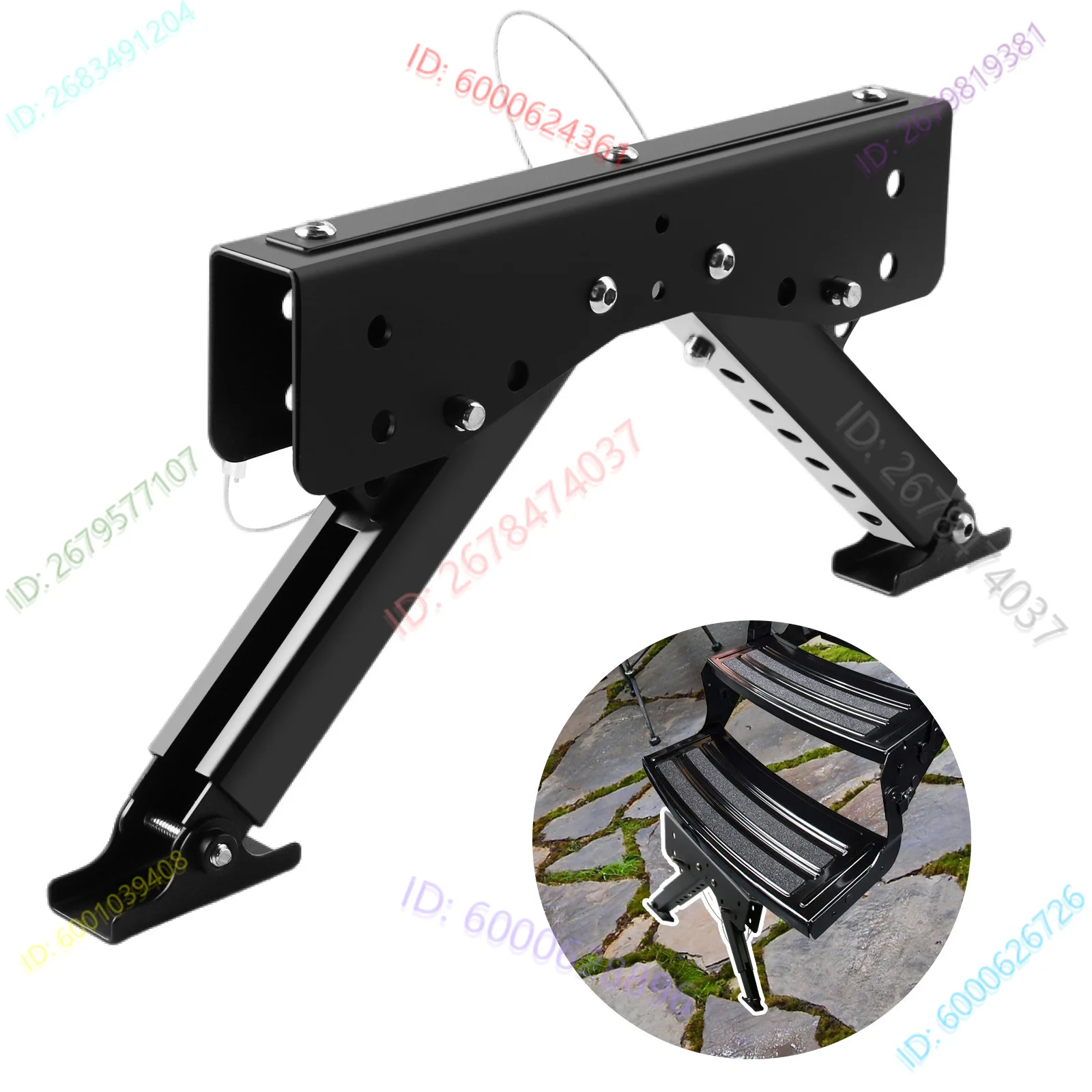 

Trailer RV Jack Folding RV Pedal Stabilizer Kit for Trailer