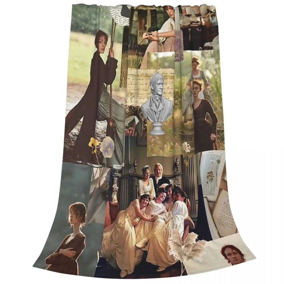 Pride And Prejudice Collage Blanket Fleece Super Soft Sofa Throw Blankets For Home Bedroom Office Throws Bedspread Quilt