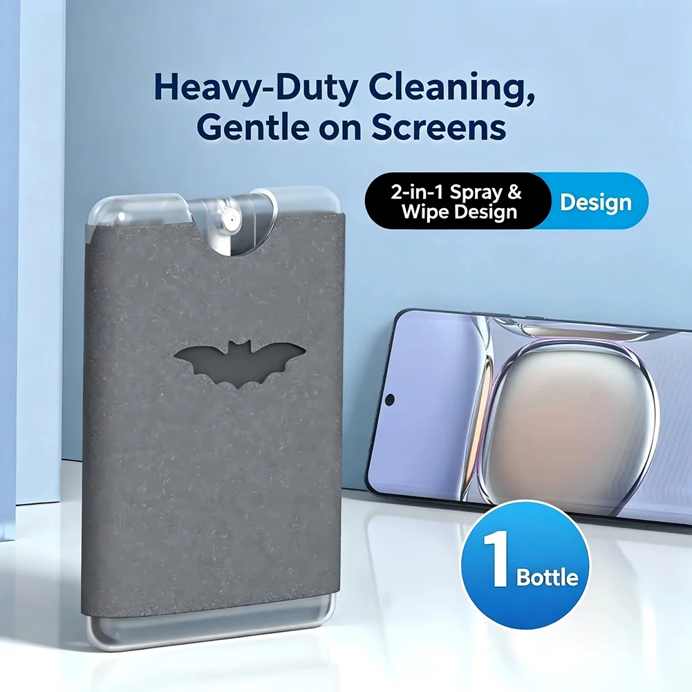 Laptops And Phone Cleaning Kit Soft Microfiber Cloth Prevents Scratches Surfaces. Remote Work Setup Optimization