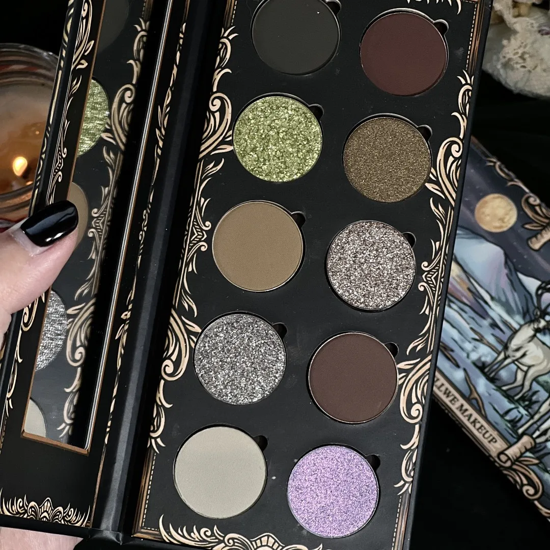 Shellwe Makeup Mist Witch Matte DuoChrome pigmented Elaina 10pan Eyeshadow Palette