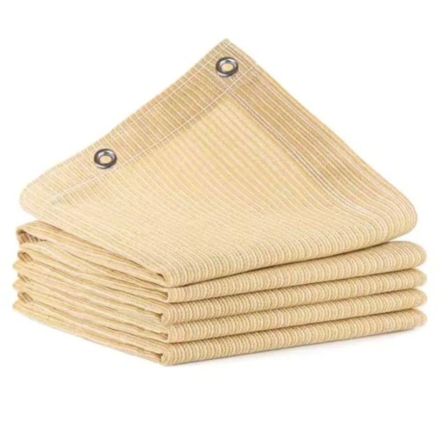 

90% Shade Cloth for Garden Patio Sun Shade Fabric with Grommets UV Protection Outdoor Privacy Screen Shade Screen Breathable Me