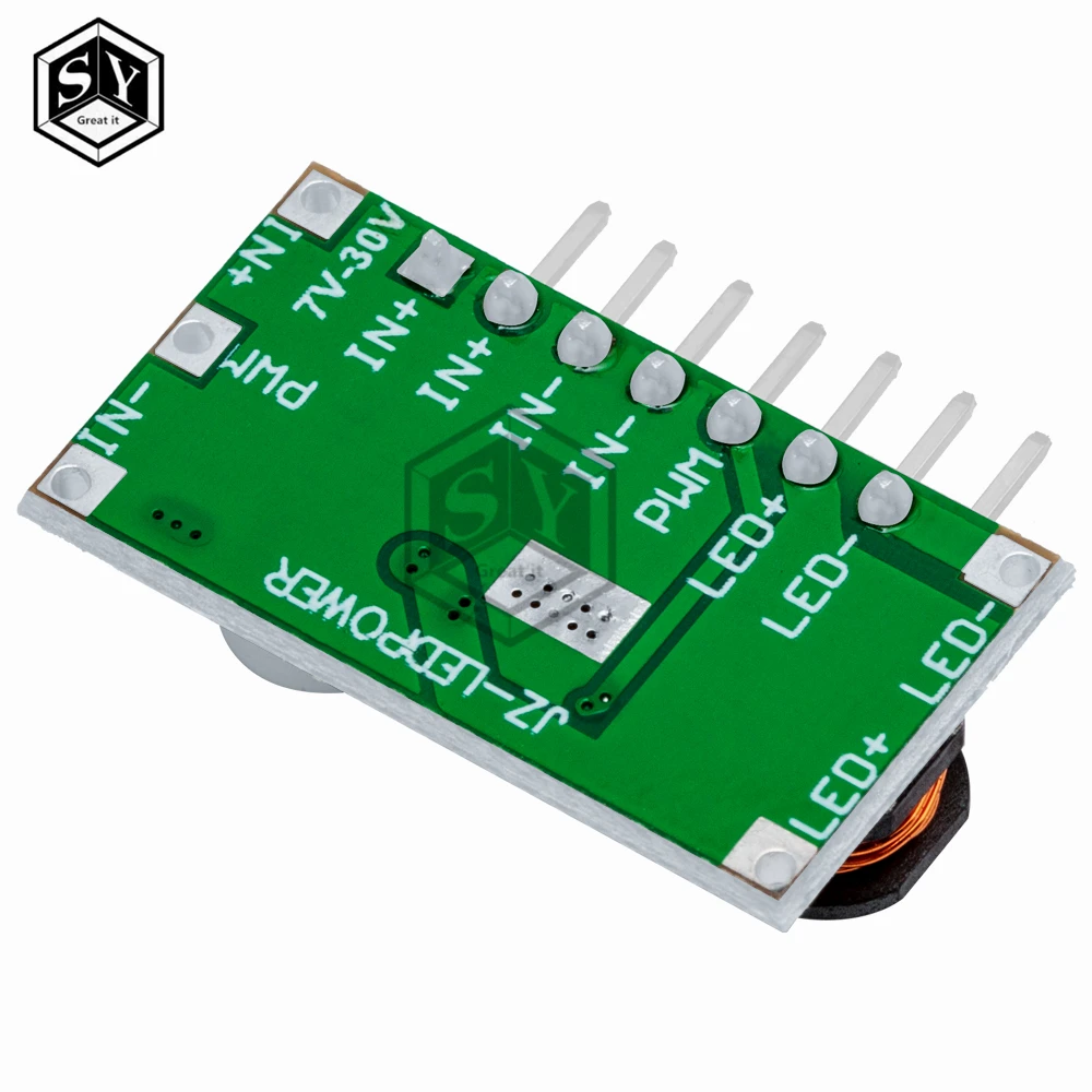 3W DC IN 7-30V OUT 700mA LED Lamp Driver Support PMW Dimmer DC-DC 7.0-30V to 1.2-28V Step Down Buck Converter Module