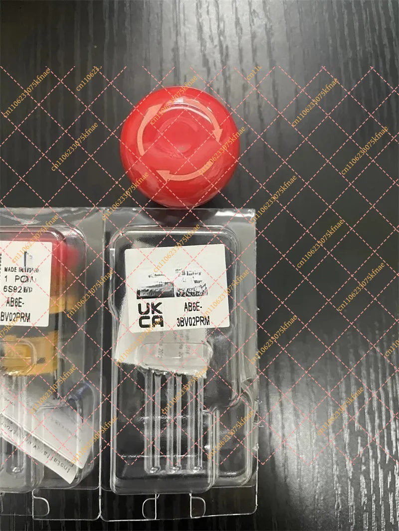 1pcs for IDEC AB6E-3BV02PRM Emergency Stop Pushbutton Switch AB6E Series 30mm Red E-Stop Button 5A IP65