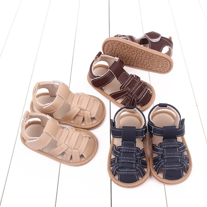 

Летние бестселлеры для мальчиков 0-1 года, противоскользящие дышащие детские сандалии на мягкой подошве для повседневной прогулочной тренировочной обуви BB3020