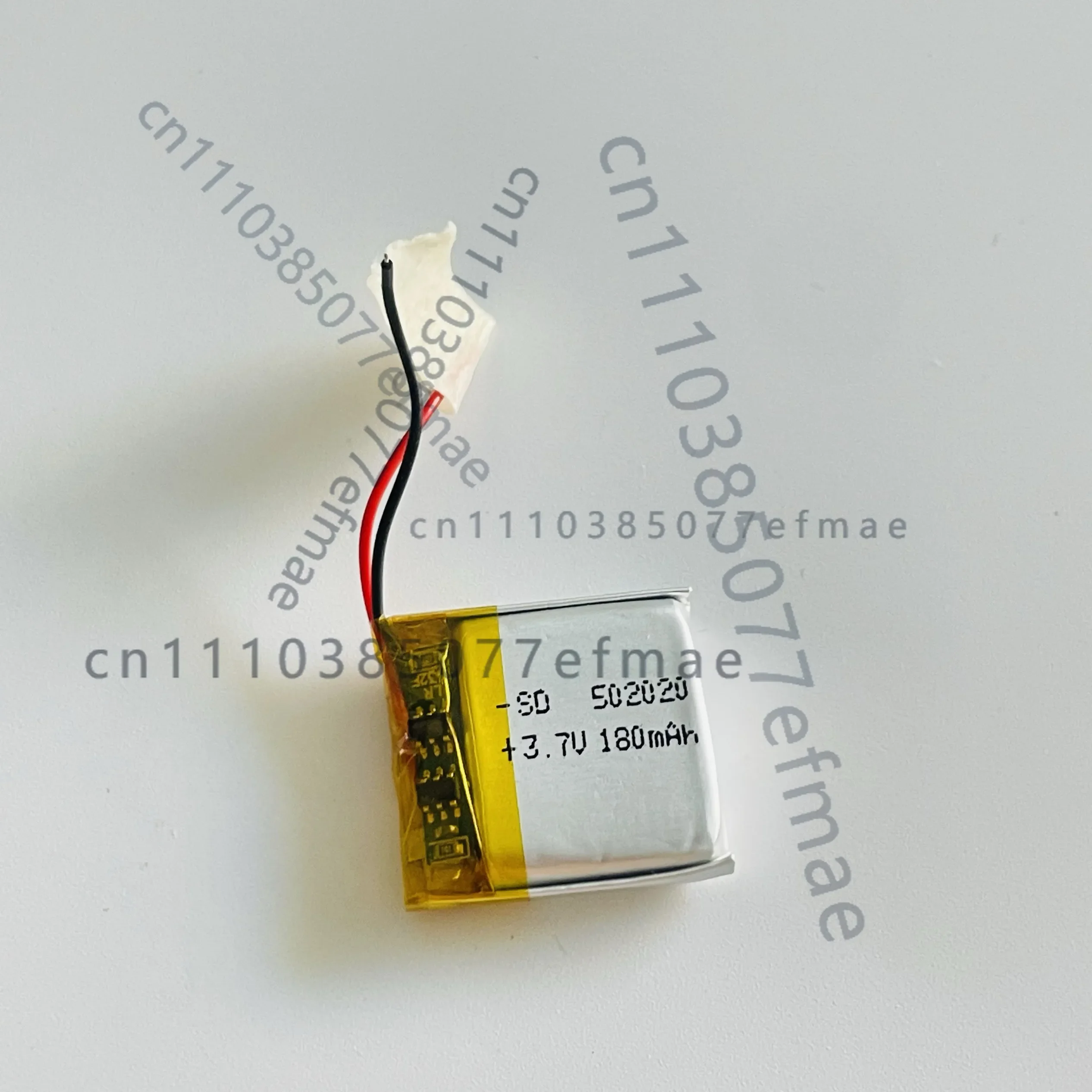 3.7V polymer lithium battery 502020 180MAH navigation recorder, children's smart watch, small toy