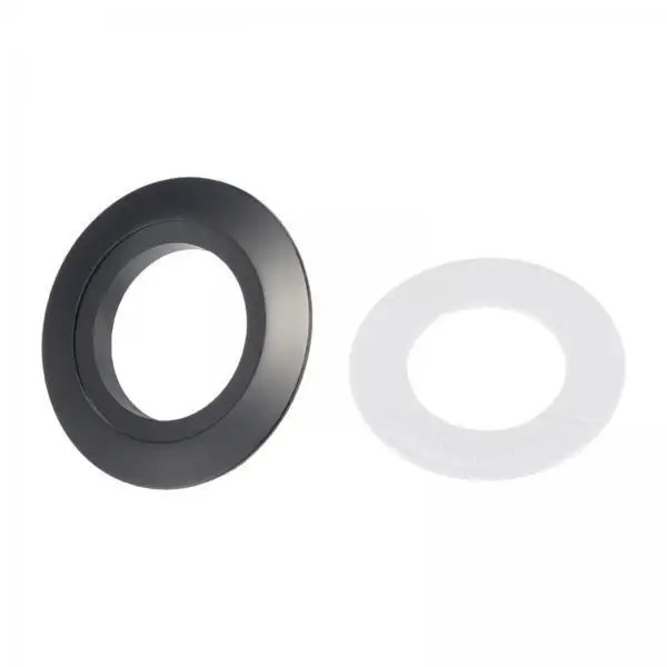 2x38mm to 48mm 58mm Toilet Button Converter Plate Replacement Gasket for Home Black