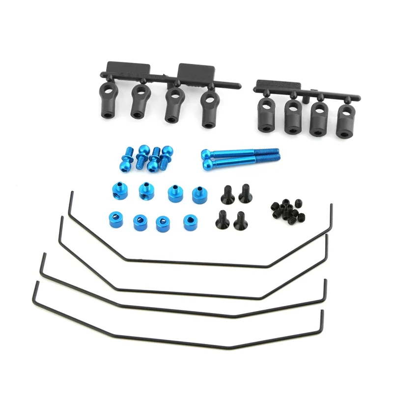 Kit de barra estabilizadora dianteira e traseira 22037 para Tamiya TD4 1/10 RC Car Upgrade Parts Acessórios