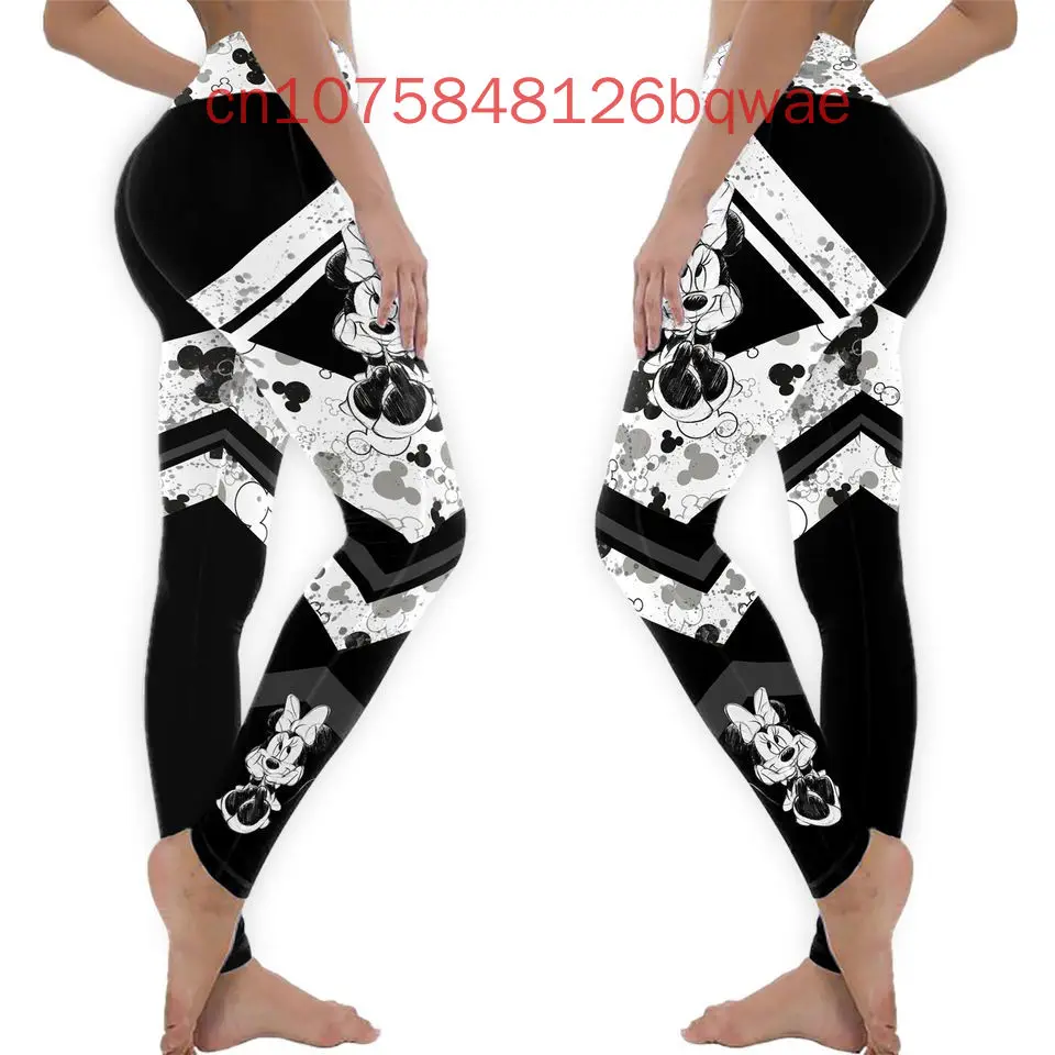 Fashion Mickey Women Leggings Women Sports Pants Ladies Mickey Gym Pants Female Casual Pants Cartoon Disney