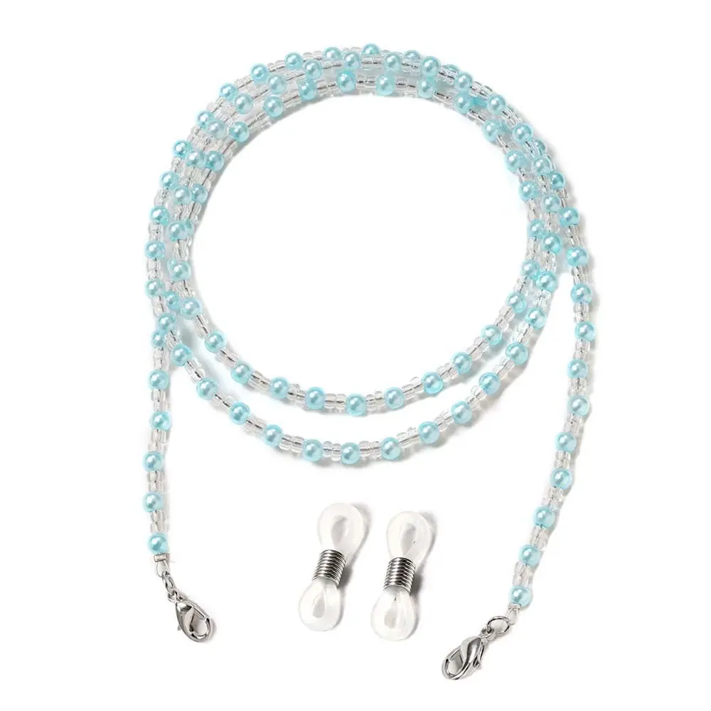 Pearl Beaded Mask Lanyard Sunglasses Chains Neck Strap String Glasses Chains Mask Chains Beads Glasses Chain Spectacle Cord