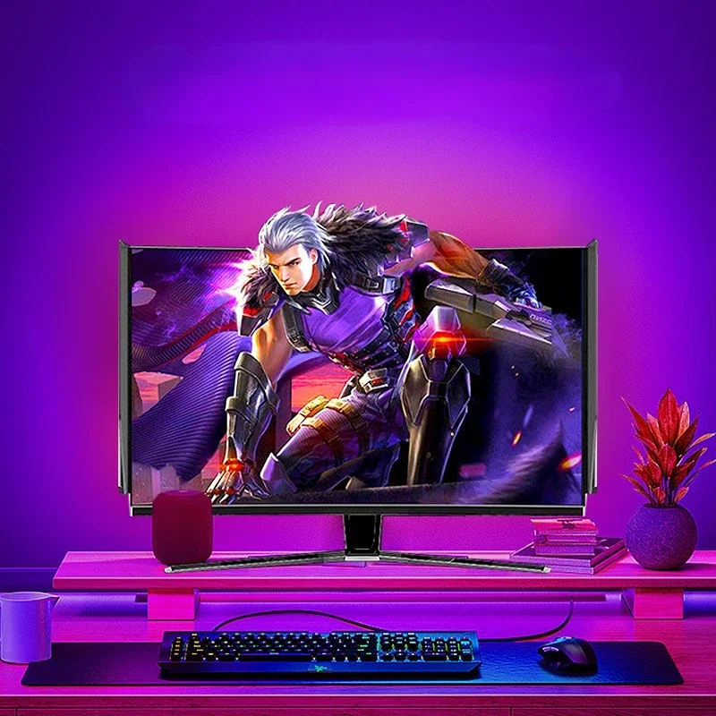 Ledlight Tv Kit 5V USB LED Strip Light 5050 RGB Dream Color Ambient TV Kit Desktop PC Screen Background Lighting 3/4/5M