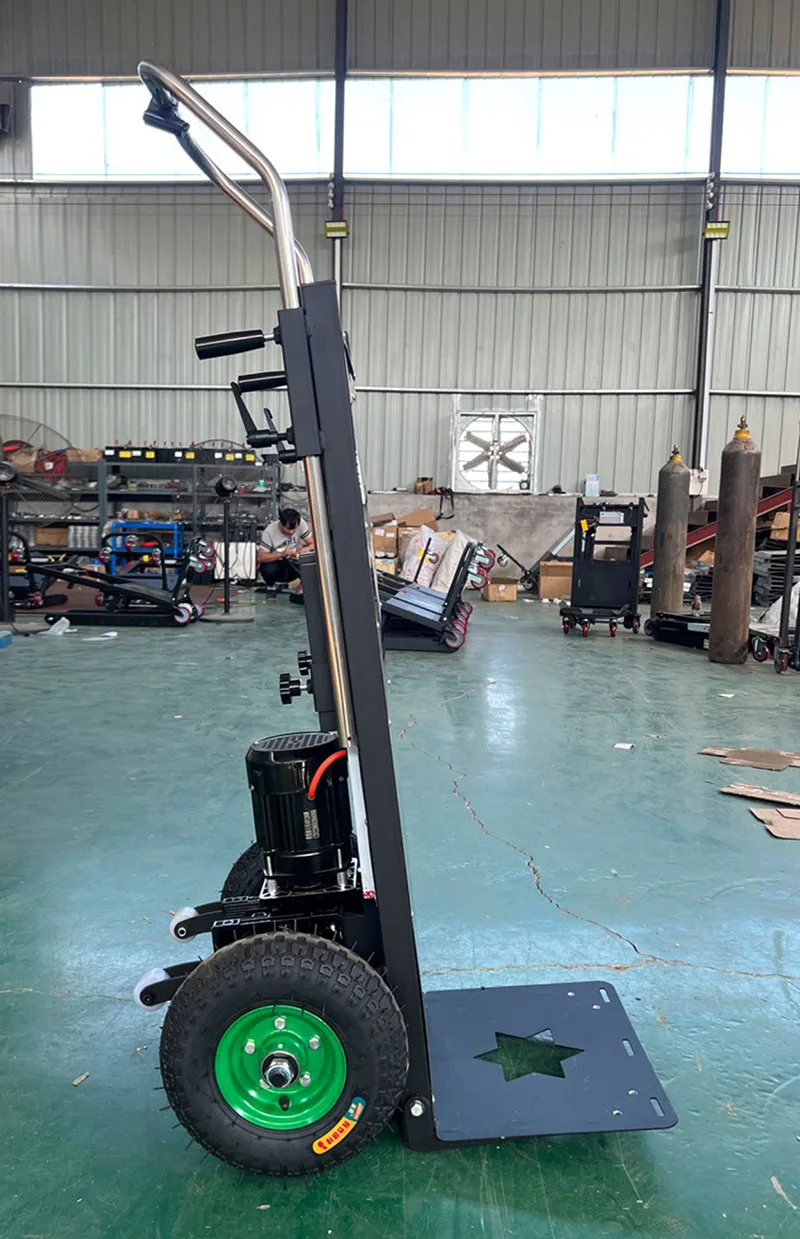 400kg 1200W Electric Stair Climbing Car, Hand trolley Stair Climber Climbing Cart Flat Truck Up and down Stair Climbing Machine
