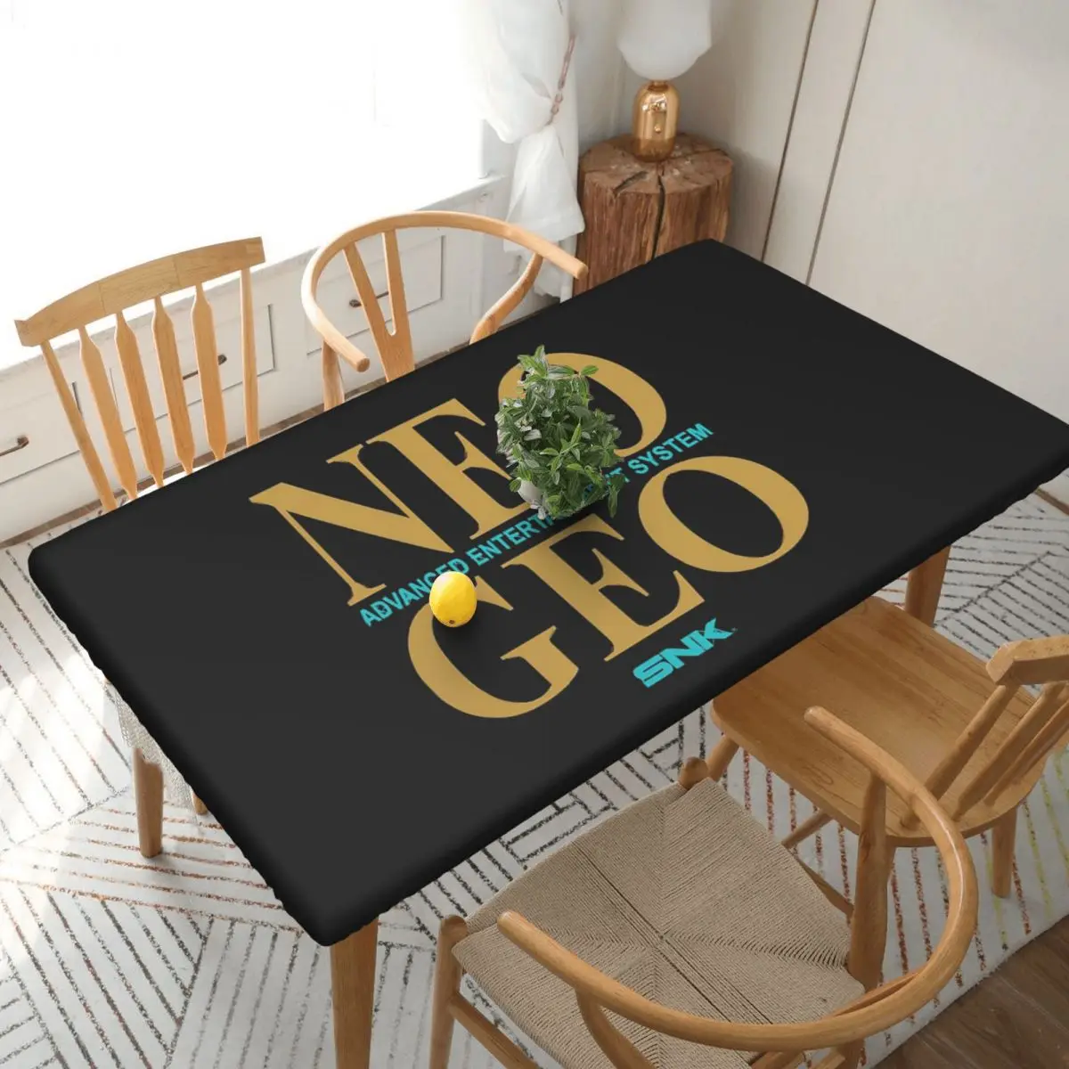 Водонепроницаемая прямоугольная скатерть с логотипом Neo Geo для аркадных автоматов и мероприятий