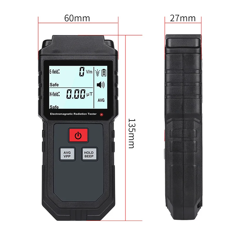 ET825 Radiation Leakage Detector Household Electromagnetic Wave Radiation Monitor Electromagnetic Radiation Instrument