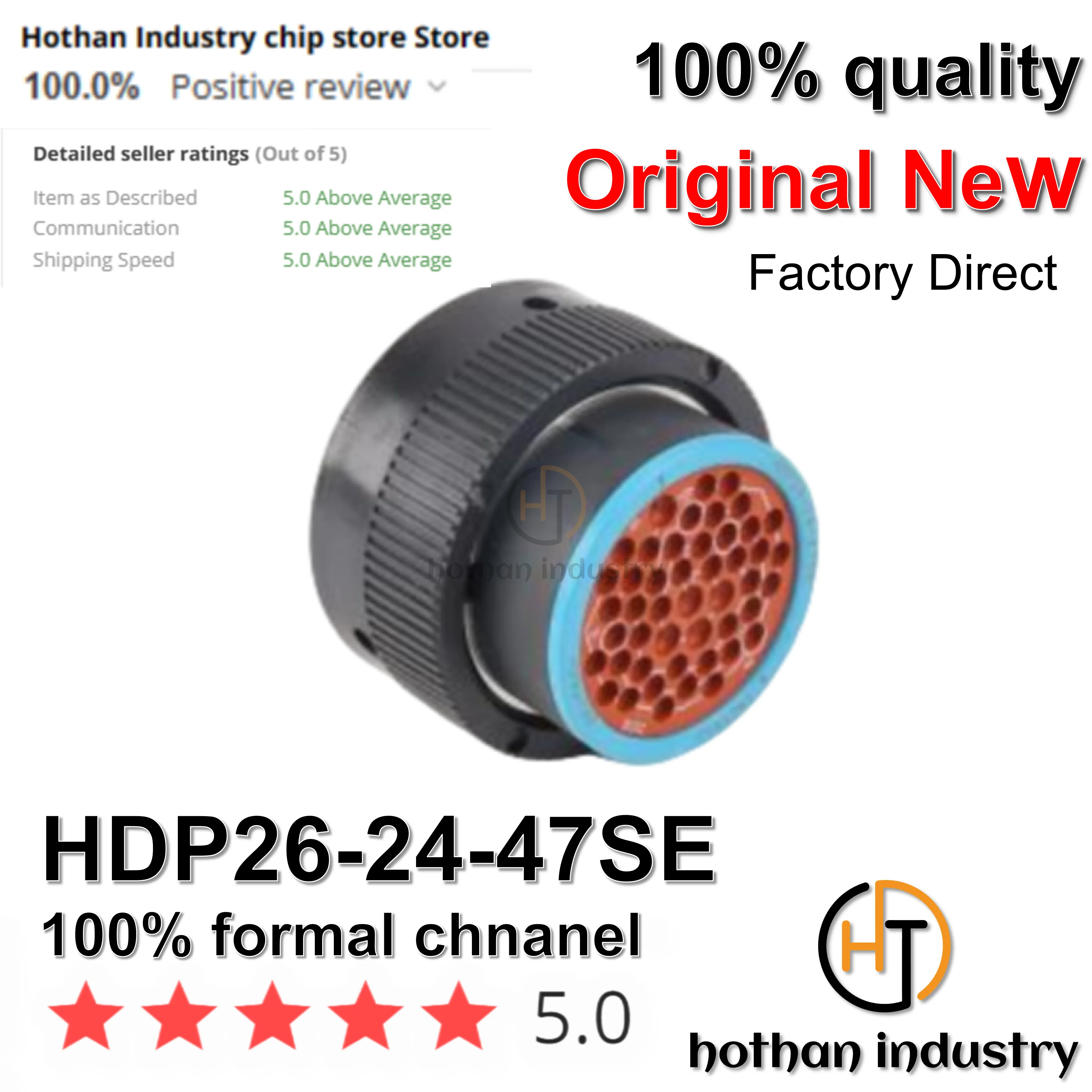 (1PCS) 100% NEW HDP26-24-47SE 47 Pin automotive waterproof plug male or female connector