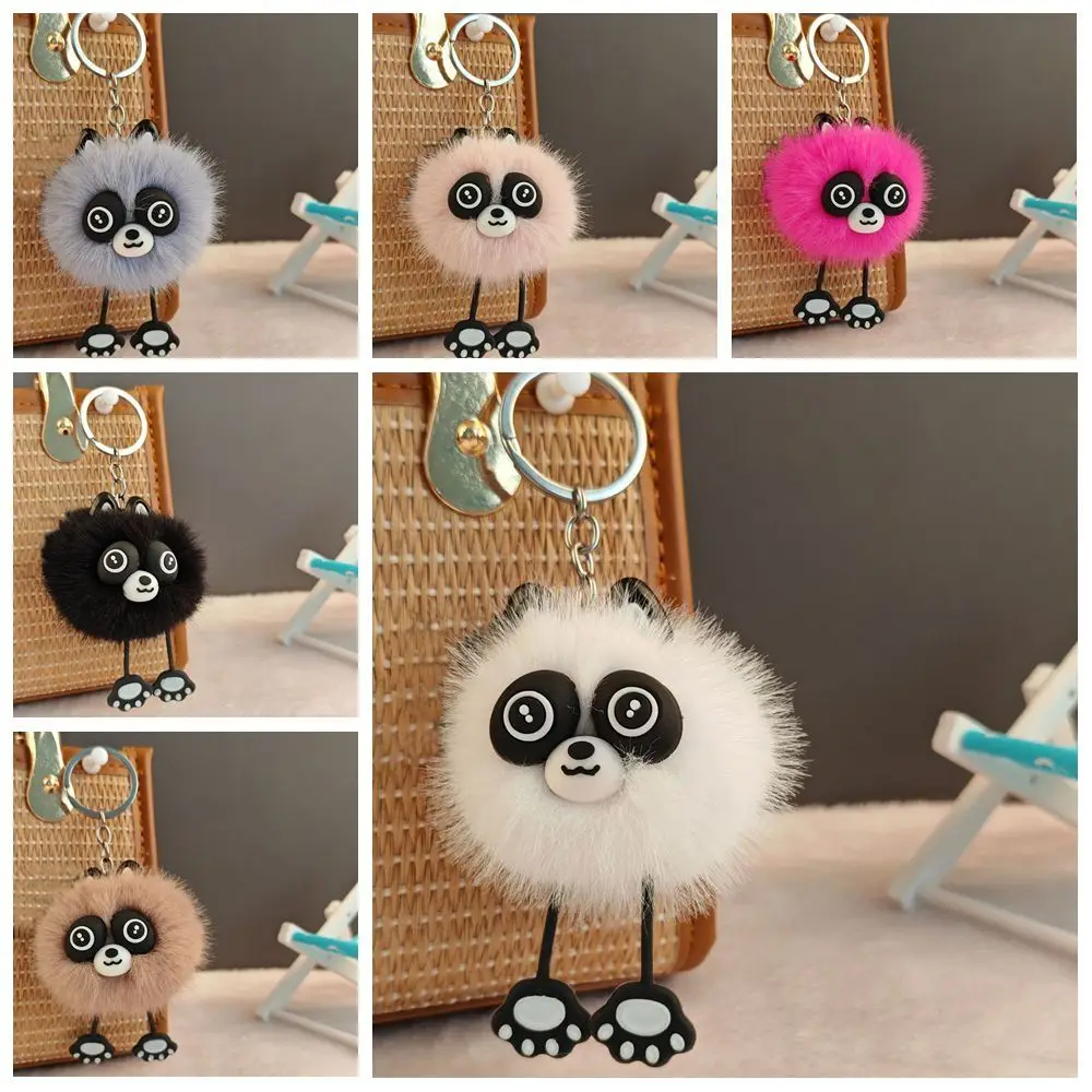 

Cute Raccoon Plush Keychain Raccoon Pendant Charm Accessory Toy Pendant Doll Keychain Soft Handbag Pendant