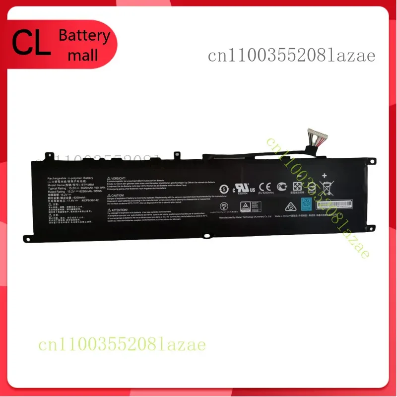 

Q New Genuine BTY-M6M Battery for MSI Creator 15 A10SFS A10SE Stealth GE66 GS66