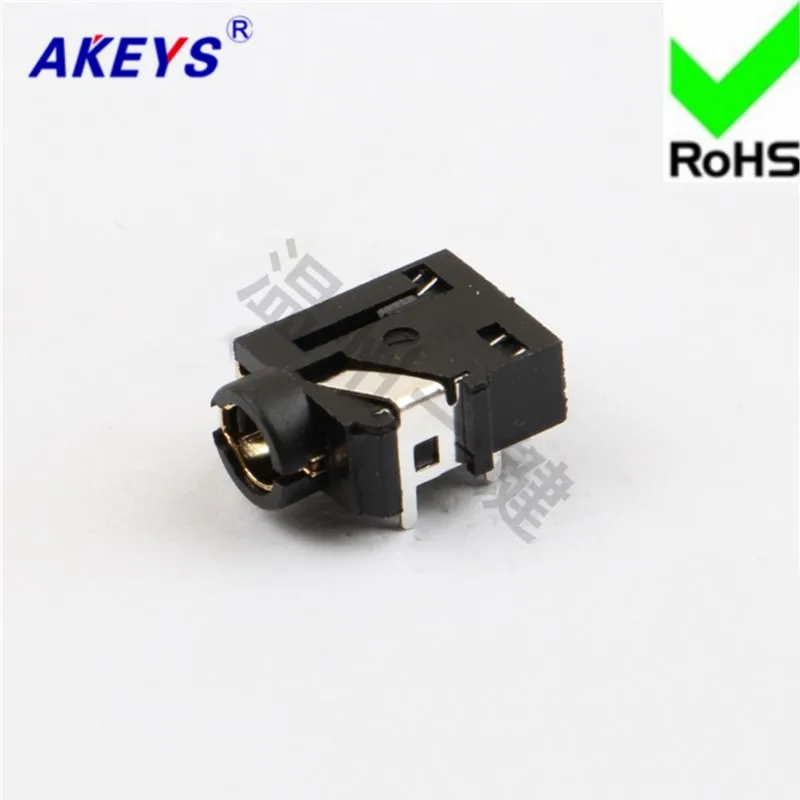 

10 pcs PJ-362 power outlet 3.5 earphone socket 7 foot pin 2 fixed foot and 3.5MM socket mother seat