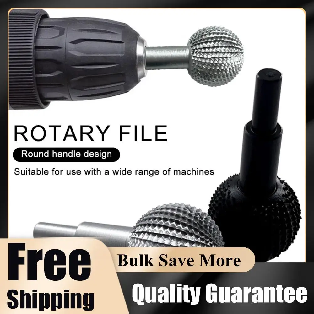 

41.2mm Rotary Woodworking Attachment Carbide Burr Ball Rotary Burr for Wood Carving Grinding Polishing Engraving
