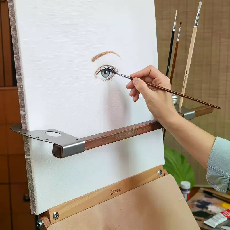 Adjustable Metal Painting Stand, Self-locking Easel, Ideal for Artists, Students, Display, Sturdy Construction, Portable, Easy t