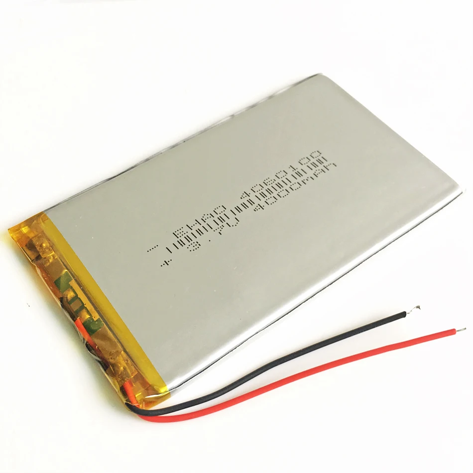 Batería de polímero de litio recargable para tableta, PC, 3,7 V, 4000mAh, 4060100, PSP PAD, DVD, portátil, cámara, 10 Uds.