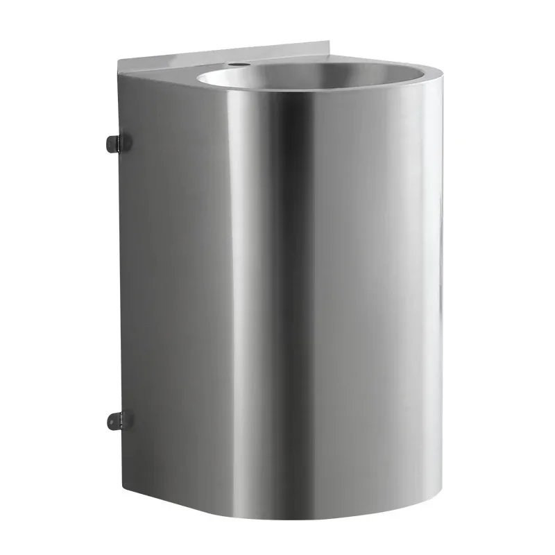 

Stainless Steel Whole Washbin Column Type Inter-Platform Basin Washbasin Outdoor Courtyard Pedestal Basin Balcony Wash Basin