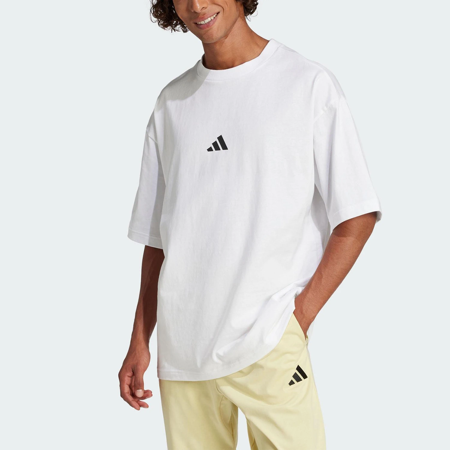 

Adidas Authentic Summer Style Men's Simple Breathable Sports Short Sleeve JC5339