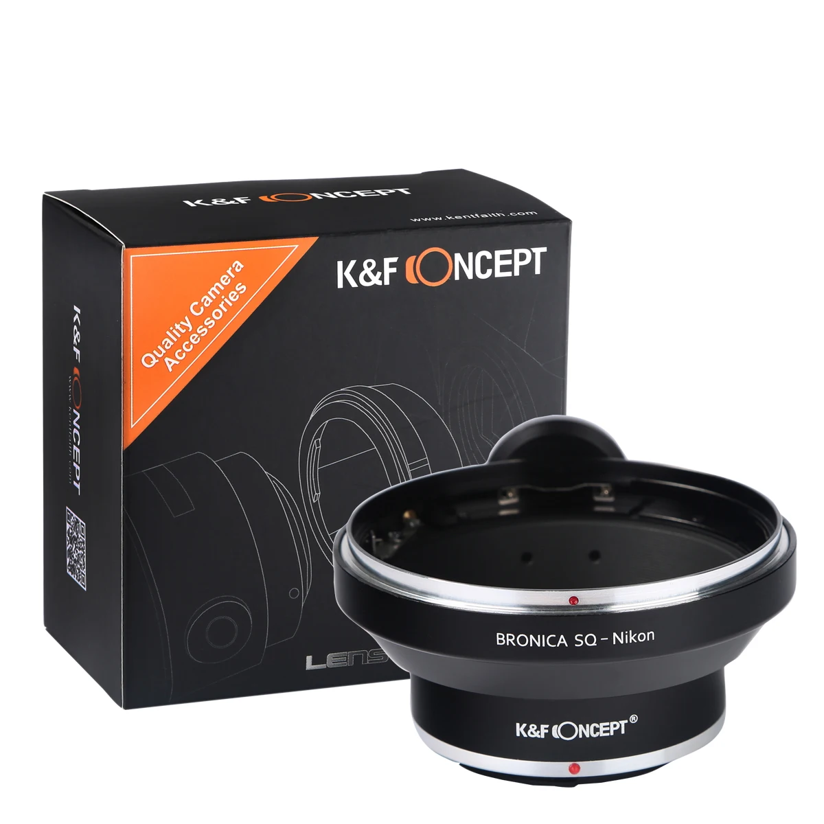 K&F Concept Lens Adapter For Bronica SQ Mount Lens to Nikon F D5300 D5600 D750 D780 D810 D850 Df D5 D6