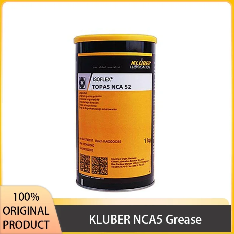 

KLUBER NCA52 ISOFLEX TOPAS NCA 52 Long Life Synthetic Grease with Good Low Temperature Properties Germany Original Product