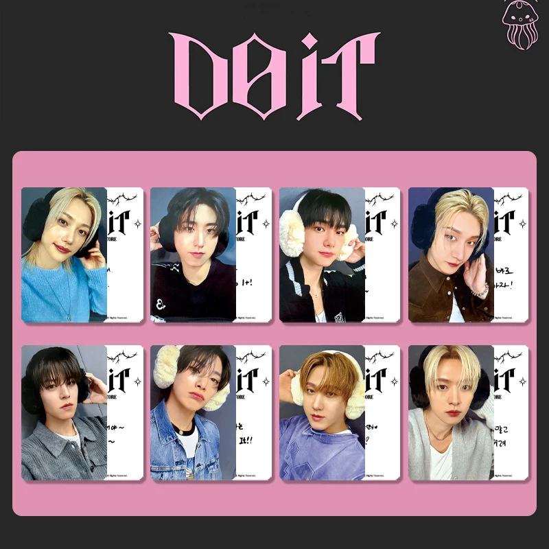 

SKZOO Idol Stray Kids DOIT Merch фотокарточка альбом ломо карты BANGCHAN FELIX фотокнижка коллекционная карта плакат открытка фотографии подарок