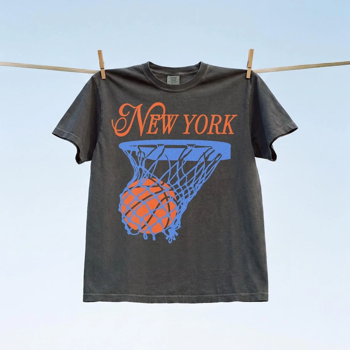 2026 Finals Trophy City Skyline T-shirt New York Knicks Champions Tee 2026 Summer New Men's Women's Fashion Cotton T-shirt Y2K