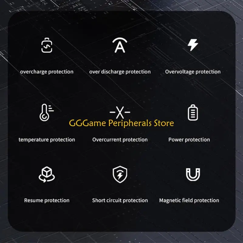 

U55B Мобильный блок питания с TFT-экраном PD22.5W, зарядное устройство для быстрой зарядки, чехол для повседневного