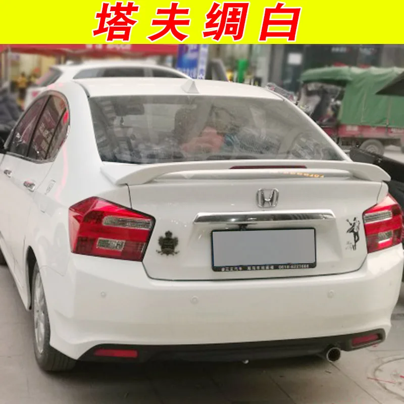 

Для Honda City 2009-2014 лет спойлер ABS пластик заднее крыло багажника комплект кузова автомобиля аксессуары