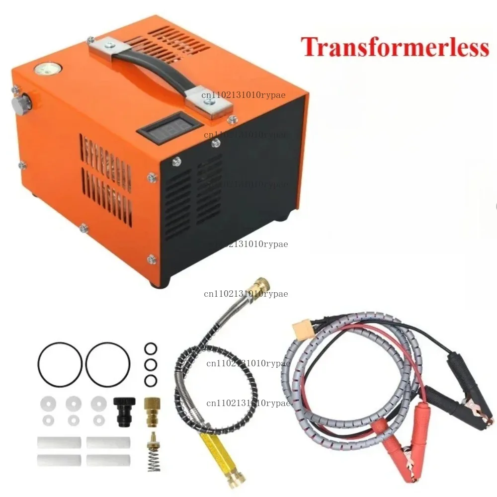 12V Vehicle Electric High Pressure Pump 30mpa Portable Compression Air Pump Submersible Breathing Pump 4500psi