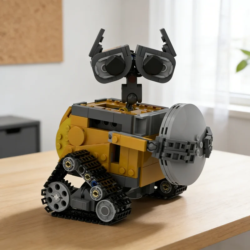 

611pcs MOC WALL E Motorized Disneieny Model Building Blocks Toy Gift Creative Display Collectible Desk Premium Adult Kids Home