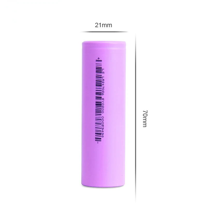 Shenzhen Supplier High Capacity Li ion 3.7V 4000mAh 21700 lithium ion rechargeable battery cell for electric bike