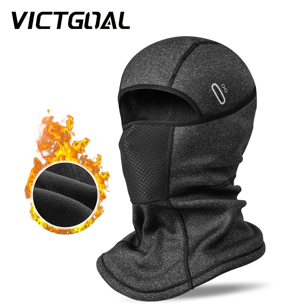 

VICTGOAL Winter Warm Sports Headgear Face Mask Windproof Skiing Helmet Liner Cap Men Cycling Snowboarding Motorcycle Hood Mask