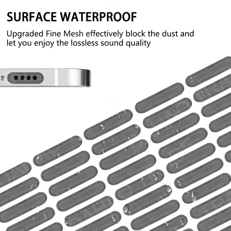 66 قطعة مكبر صوت للهاتف المحمول شحن ميناء تنظيف مجموعة الغبار التوصيل آيفون 16 15 14 سماعات مجموعة نظيفة فرشاة لسامسونج Xiaomi