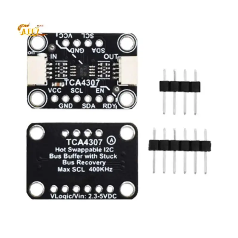 AEE7-1Set TCA4307 Bidirectional I2C Isolator Module Compatible Unsoldered Level Shifter Isolation Board For Stemma QT/Qwiic