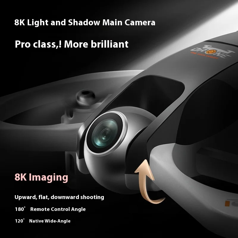 فانوس تشغيل ملون بدون طيار S3 التصوير الجوي الراقية 8K لعبة طائرة كوادكوبتر مصغرة التي يتم التحكم فيها عن بعد