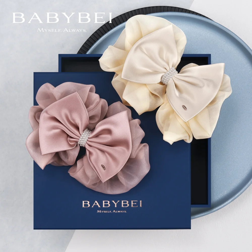 large-size-spring-clip-double-layer-sweet-gentle-pink-beige-knot-pearl-baby-hair-accories-ele-quali-fabric