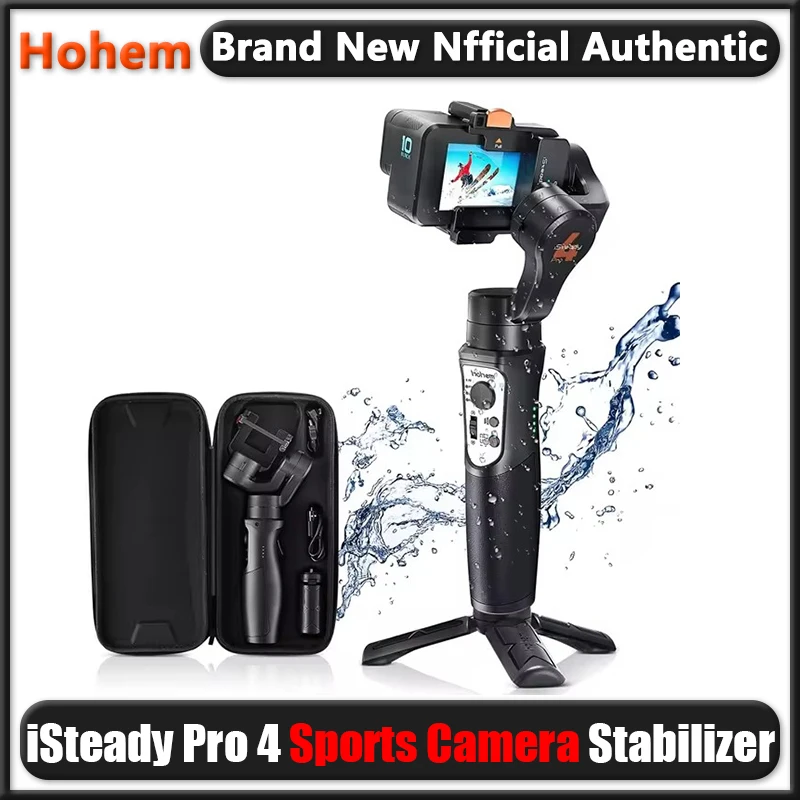 

hohem iSteady Pro 4 3-Axis Handheld Sports Camera Gimbal Stabilizer Wireless Control for GoPro 12 11 10 9 8 OSMO Action Insta360