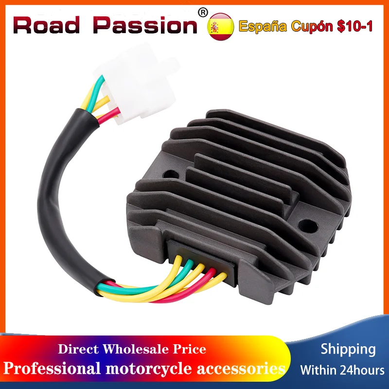 Rectificador regulador de voltaje para motocicleta, para Yamaha YZF R1 FZ6R SRX250 YZF600R YZF-R6S XVS650 YP250 XP500 TRX850 XJ6N XJ6-N XJ6F