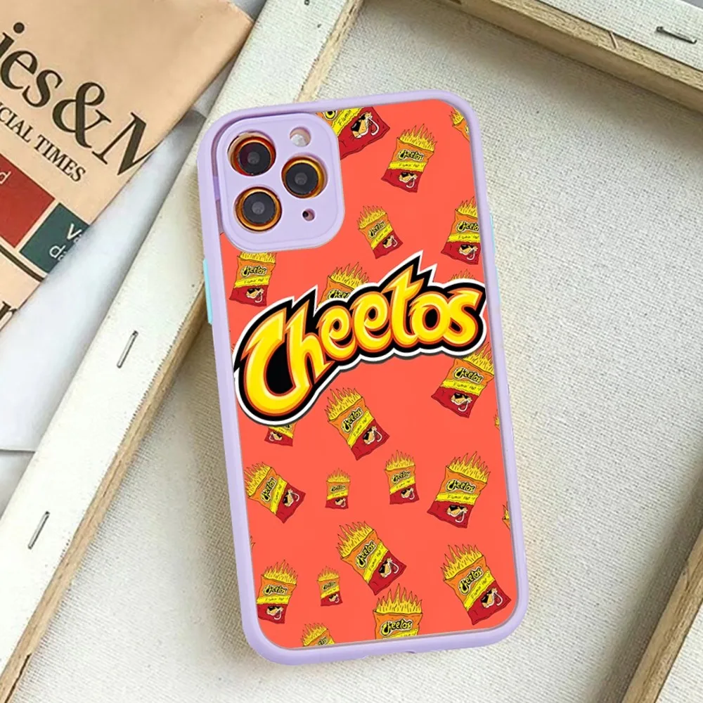 Hot C-Cheetos Phone Case for iPhone 14 11 12 13 Mini Pro Max 8 7 Plus X XR XS MAX Translucent Matte Cover